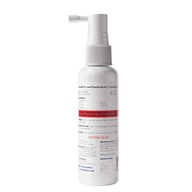 Man Matters Minoxidil 5% with Finasteride Solution Serum I Prevent Hair Loss, Thinning I Revitalise Hair and Beard Regrowth I Alcohol Free, Non-Sticky, Unscented I Extra Strength, 60ml